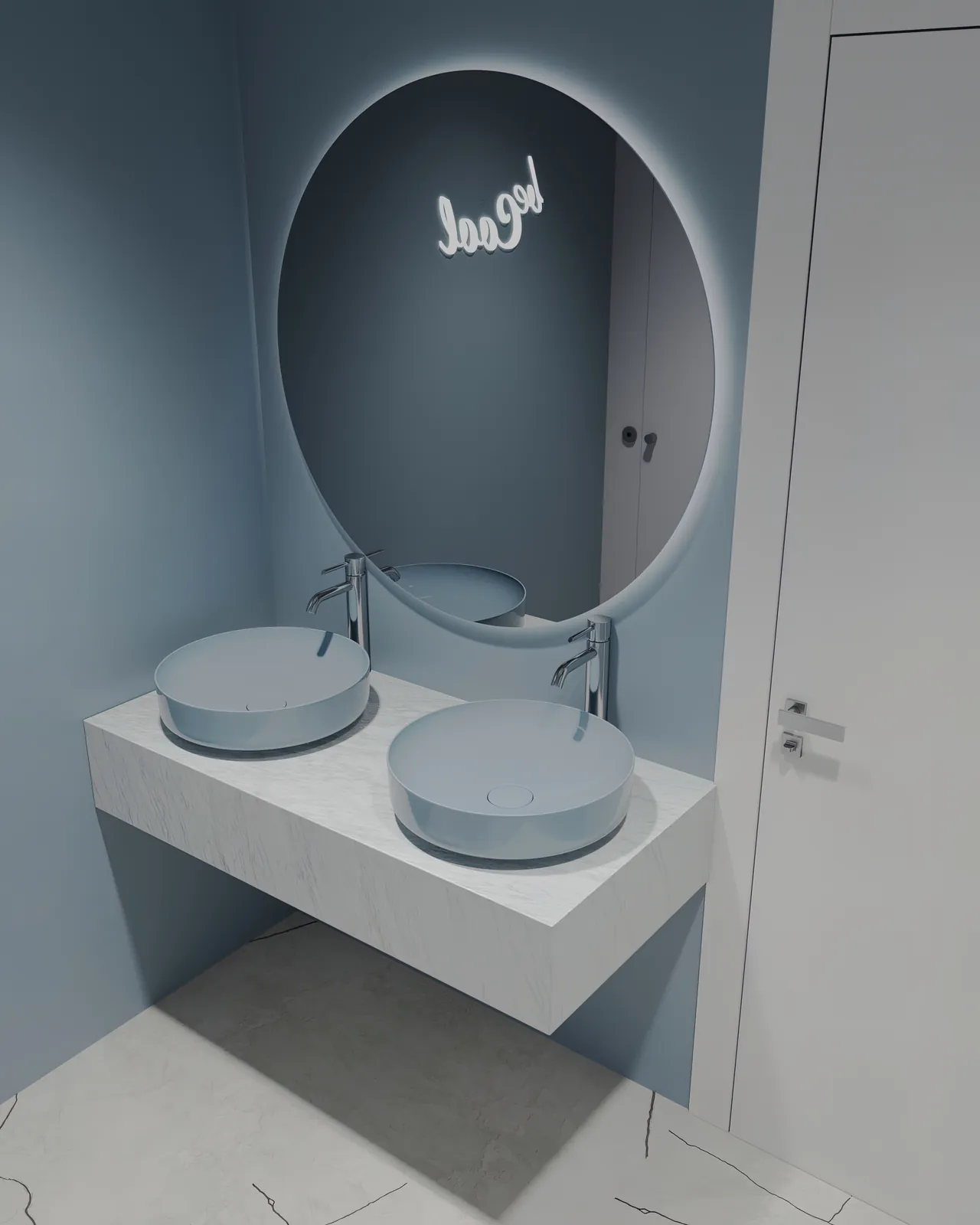 Qbistro Kafe Mimari Tasarım Tadilat Projemiz - 3D render görselleştirme 12