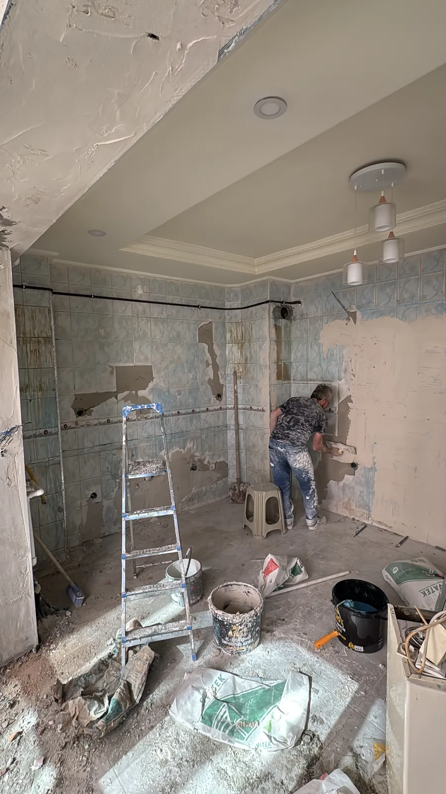 Villa Tadilat Renovasyon Uygulama Projemiz - tadilat öncesi durum 5