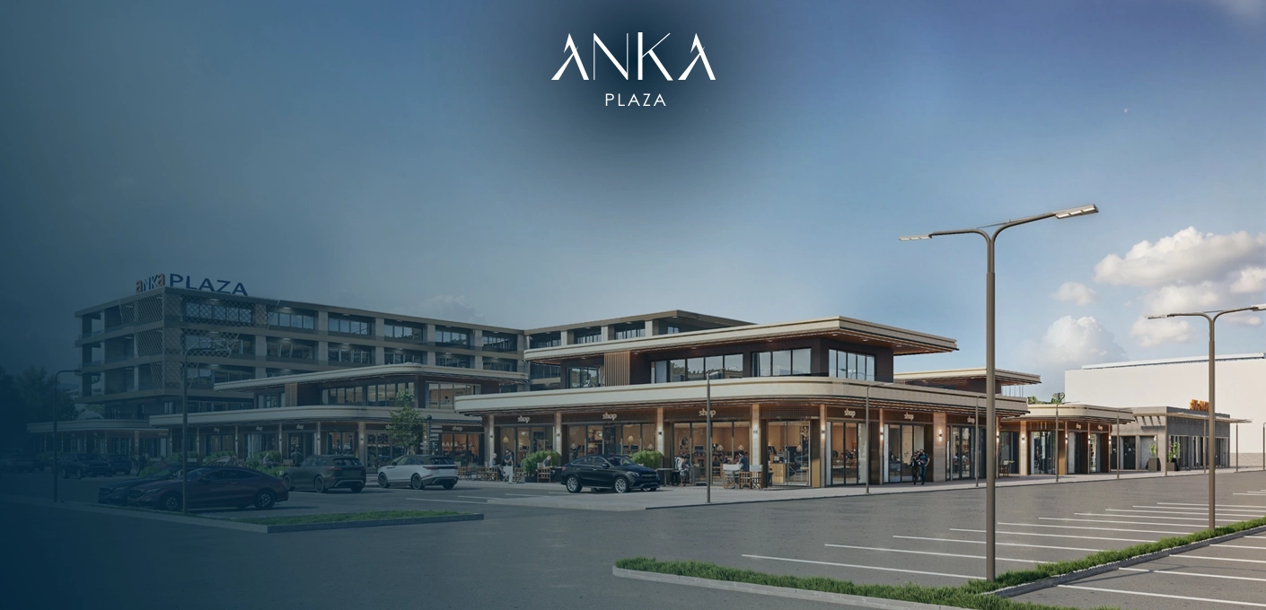 Anka Plaza — Konya Selçuklu iş merkezi dış cephe render görseli